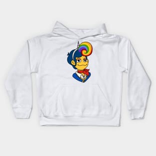 wally darling unicorn Kids Hoodie